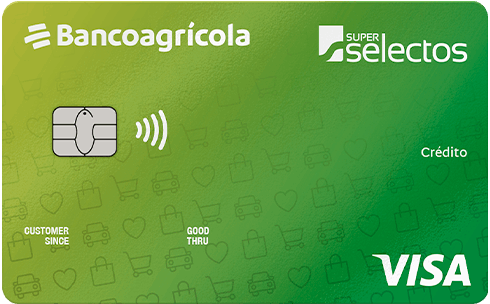Tarjeta de credito super selectos VISA