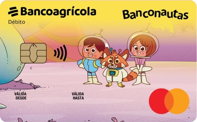 Tarjeta de Debito Infantil Banconautas Bancoagricola