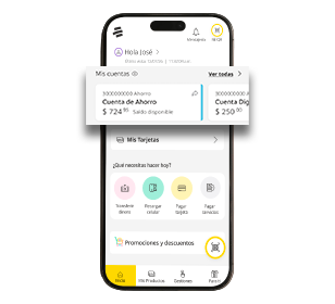 Banca movil seccion cuentas