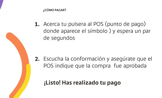 Como pagar con Pulsera Pago sin Contacto bancoagricola