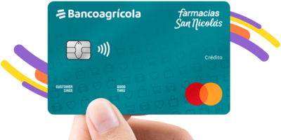 Tarjeta de credito San Nicolas Mastercard bancoagricola