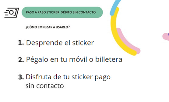 Como usar Sticker Pago sin Contacto